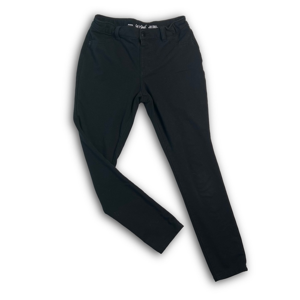 Cat & Jack Girls Size XL (14)  Dark Slim Jeans Tapered